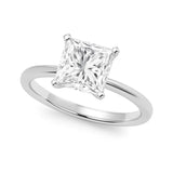 3 Carat Princess Lab Grown IGI G/VS1 Diamond Solitaire Ring in 14K White Gold
