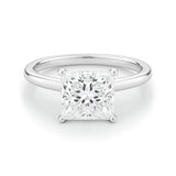 3 Carat Princess Lab Grown IGI G/VS1 Diamond Solitaire Ring in 14K White Gold