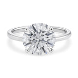 5 Carat Round Lab Grown IGI G/VS1 Diamond Solitaire Ring in 10K White Gold