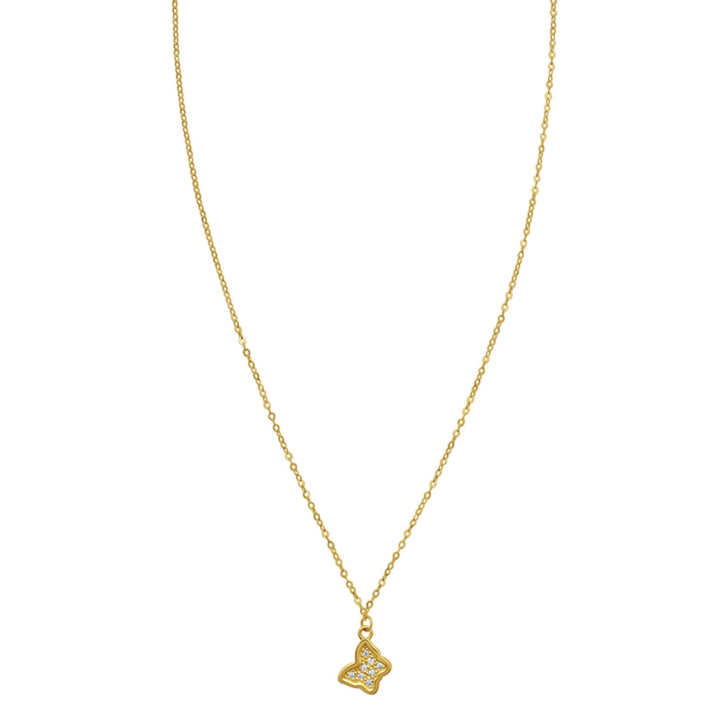 Elegant 14K Yellow Gold Rope Chain Necklace