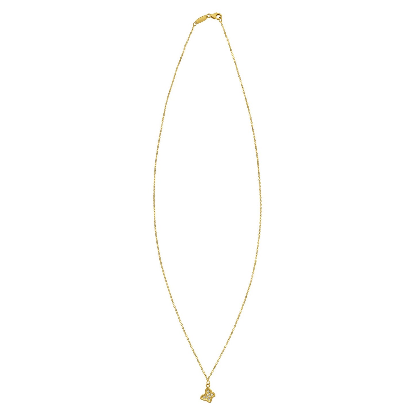 Elegant 14K Yellow Gold Rope Chain Necklace