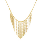 Graduated Fringe Necklace in 14K Yellow Gold