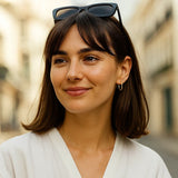 10k Yellow Gold Polished Endless Hoop Earrings (1.5x14mm)