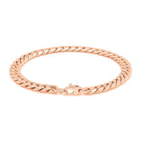 14K Rose Gold Cuban Link Bracelet (5.90 mm)