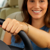 10K Yellow Gold Lite Paperclip Bracelet  (4.20 mm)