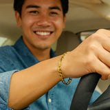 10k Yellow Gold Lite Figaro Bracelet (5.60 mm)