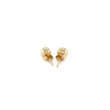 10k Yellow Gold Round Stud Earrings (5mm)