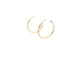 10k Yellow Gold Polished Endless Hoop Earrings (1.5x14mm)