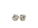 Sterling Silver Polished Love Knot Earrings(10mm)