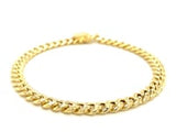 10k Yellow Gold Semi Solid Miami Cuban Bracelet (6.10 mm)