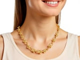 Graduated Jax Link Necklace in 14K Yellow Gold