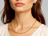 Graduated Bead Necklace in 14K Yellow Gold