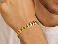 10k Yellow Gold Curb Bracelet (7.00 mm)