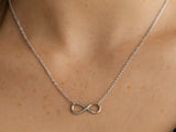 Sterling Silver Infinity Symbol Necklace