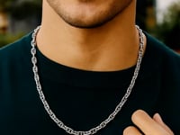 Sterling Silver Anchor Chain Necklace (5.50 mm)